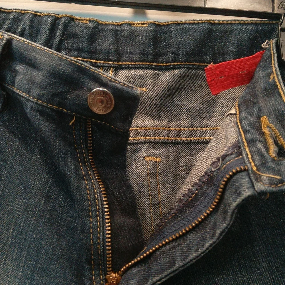 Wrangler Indigo Denim Jean Shorts - Picture 3 of 9